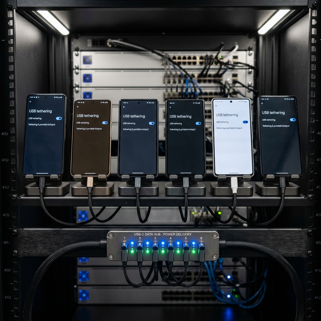 XProxy Android Phone Tethering Farm