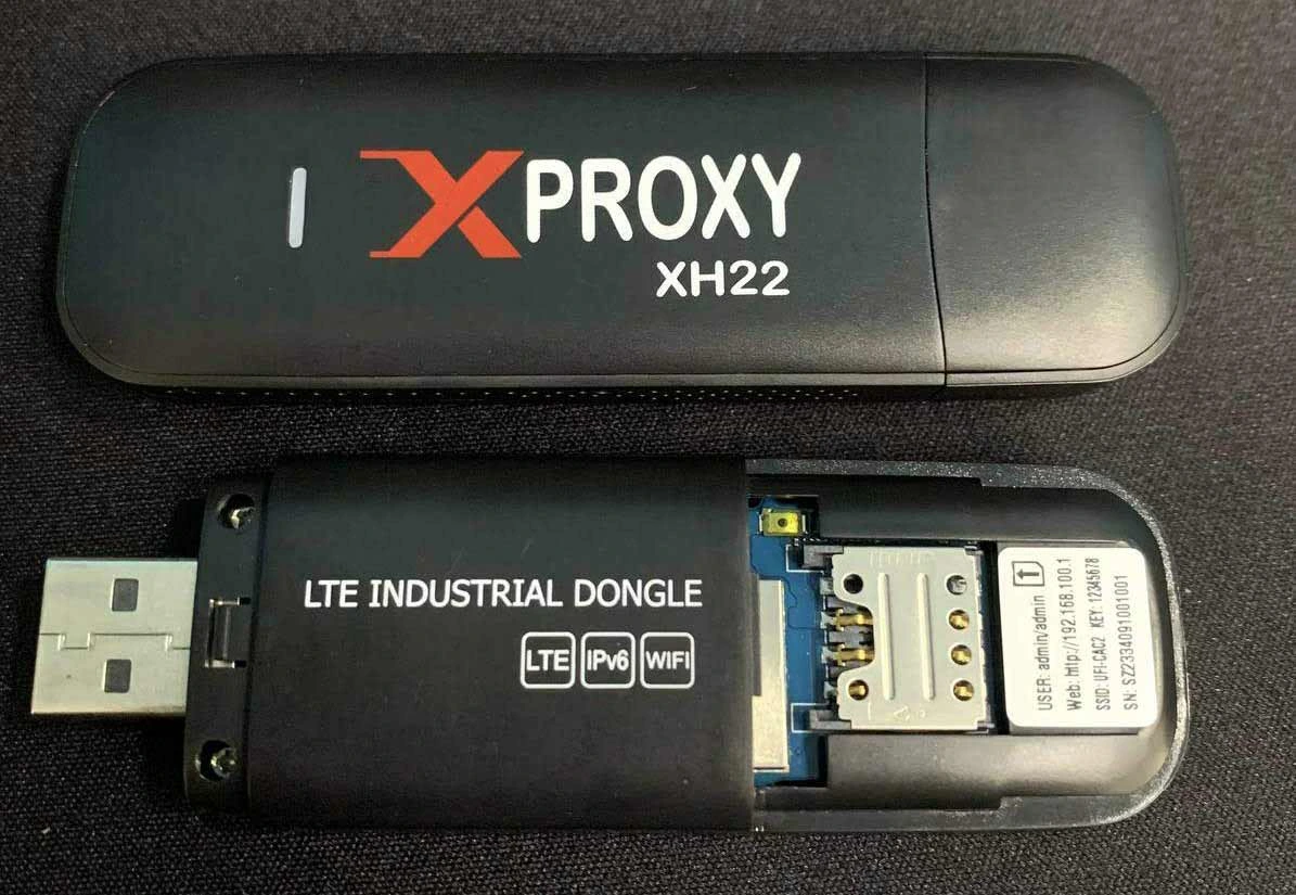 Inserting a SIM into an XProxy XH22 dongle