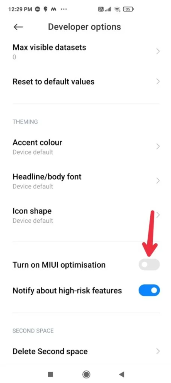 Xiaomi MIUI optimization