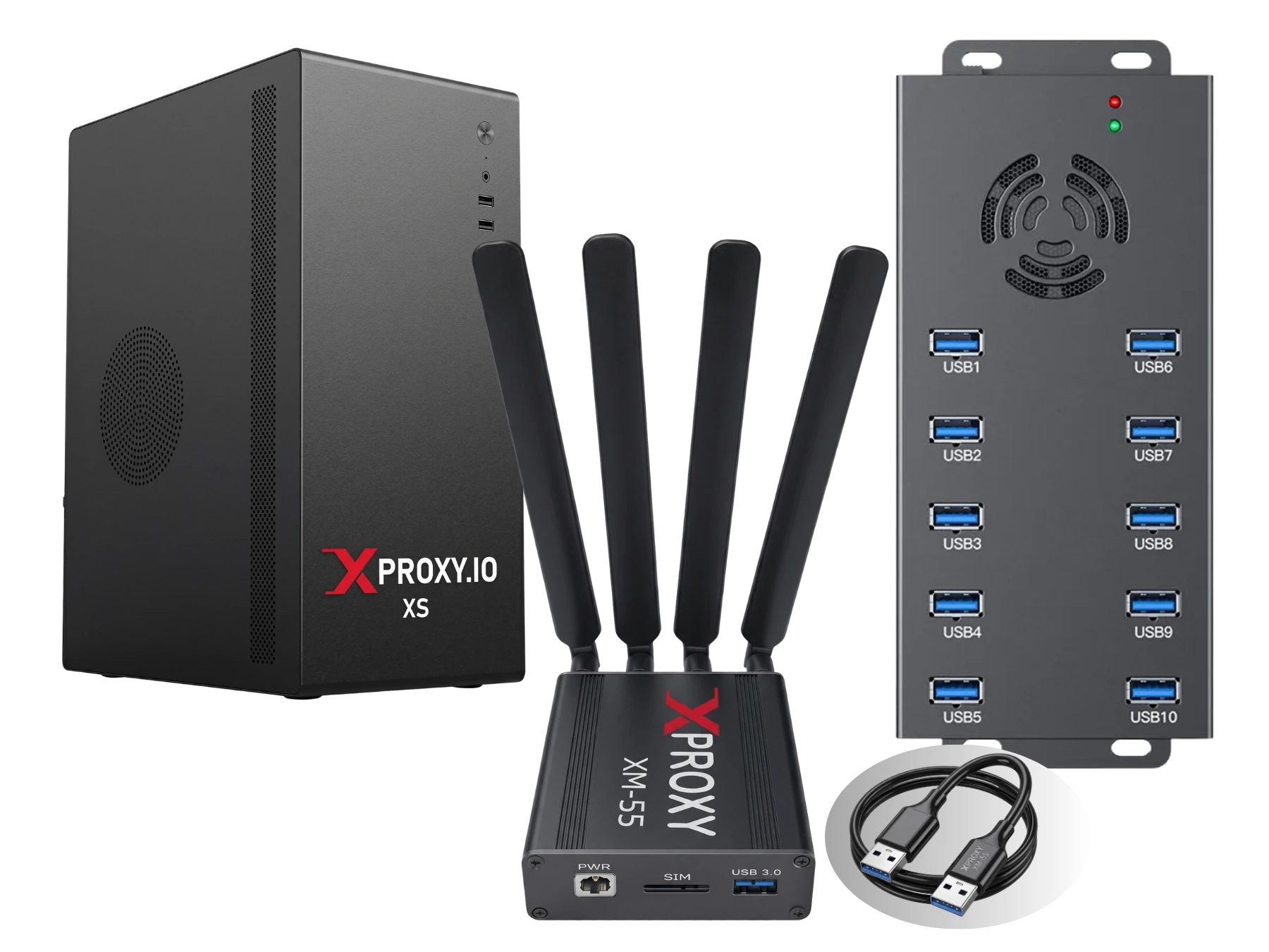XM55 5G Proxy Dongle Kit (5 Devices)