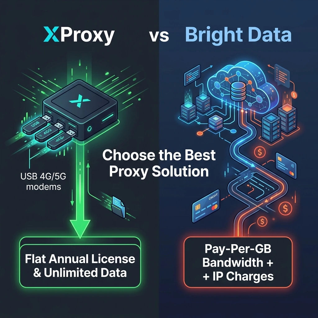 XProxy vs Bright Data Comparison