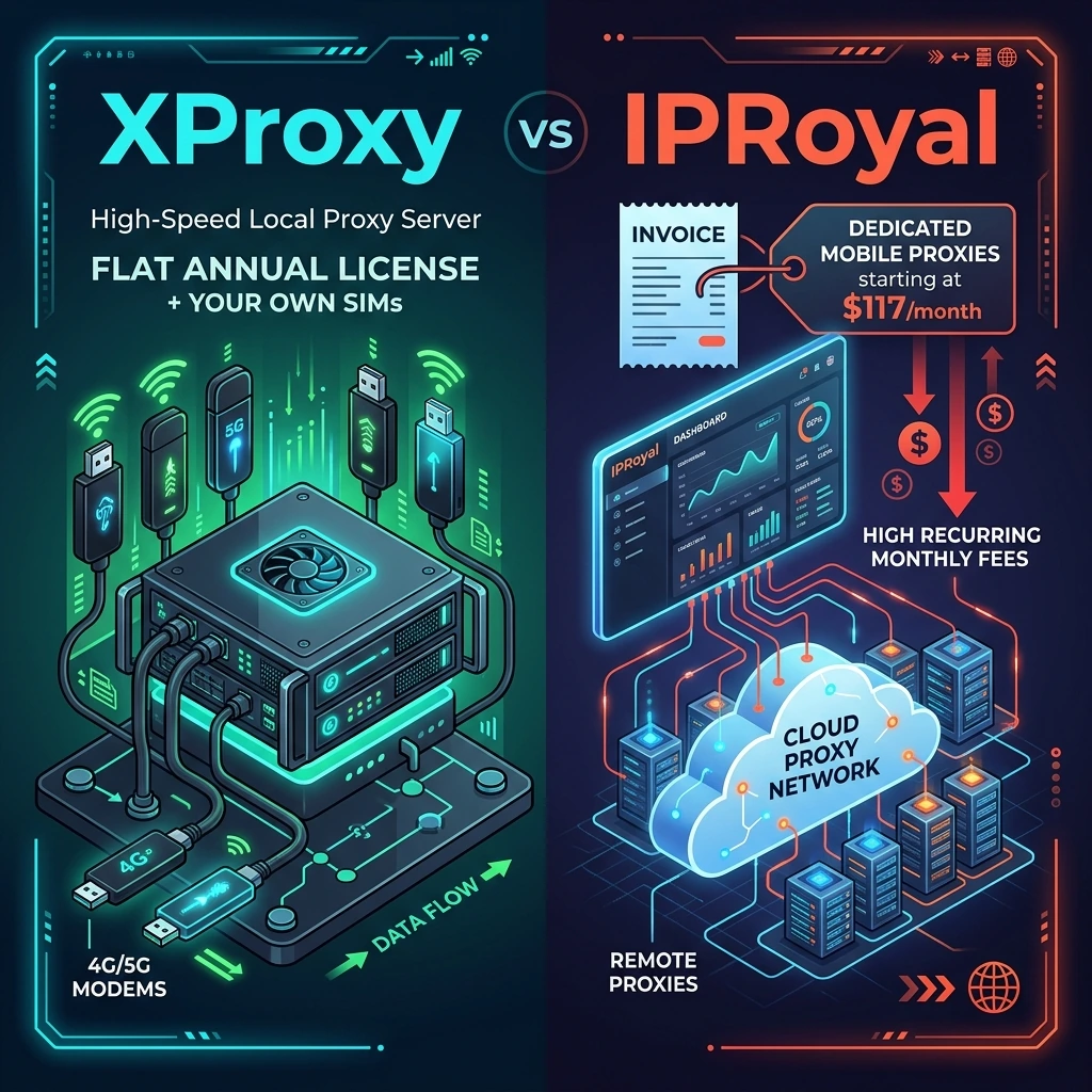 XProxy vs IPRoyal Comparison