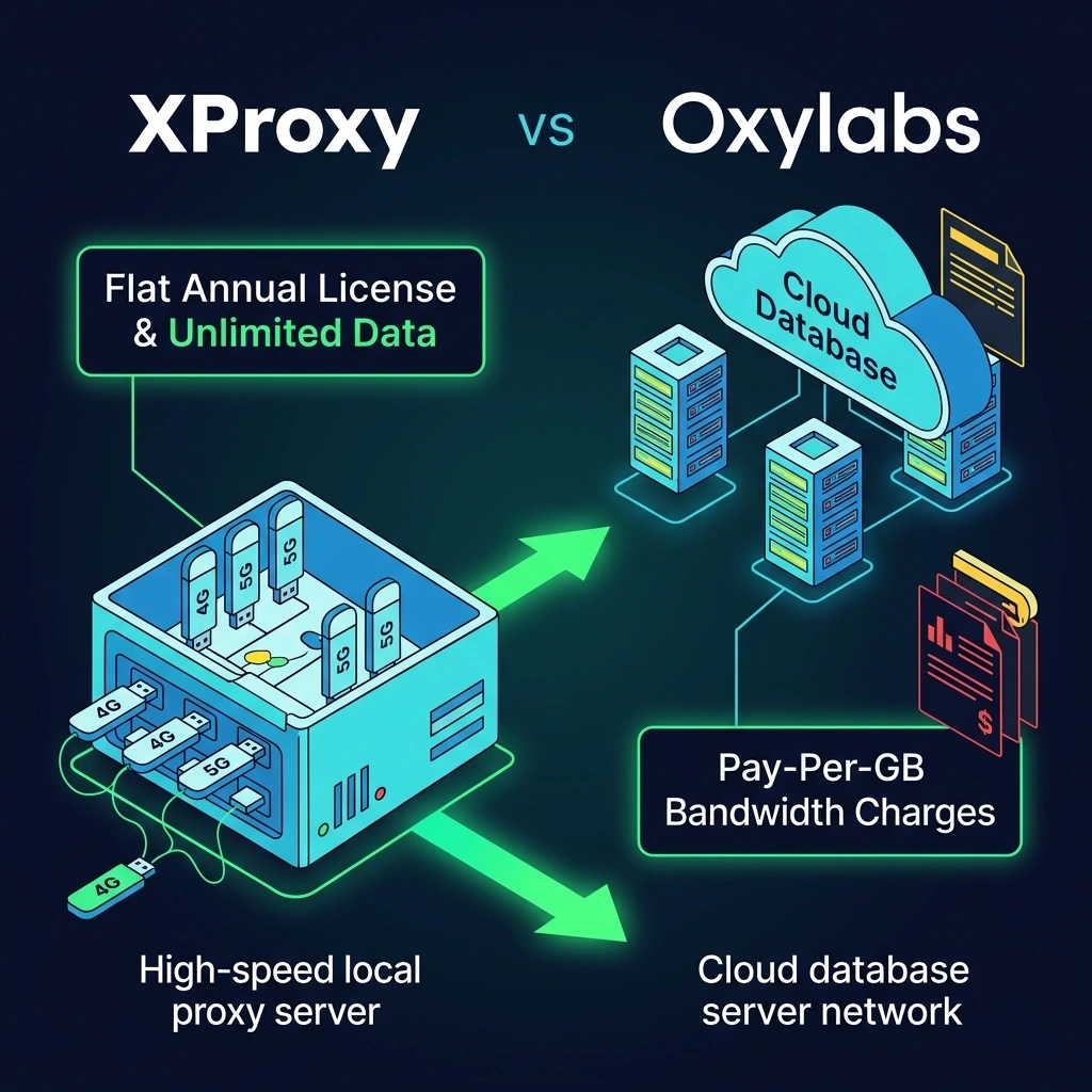 XProxy vs Oxylabs Comparison