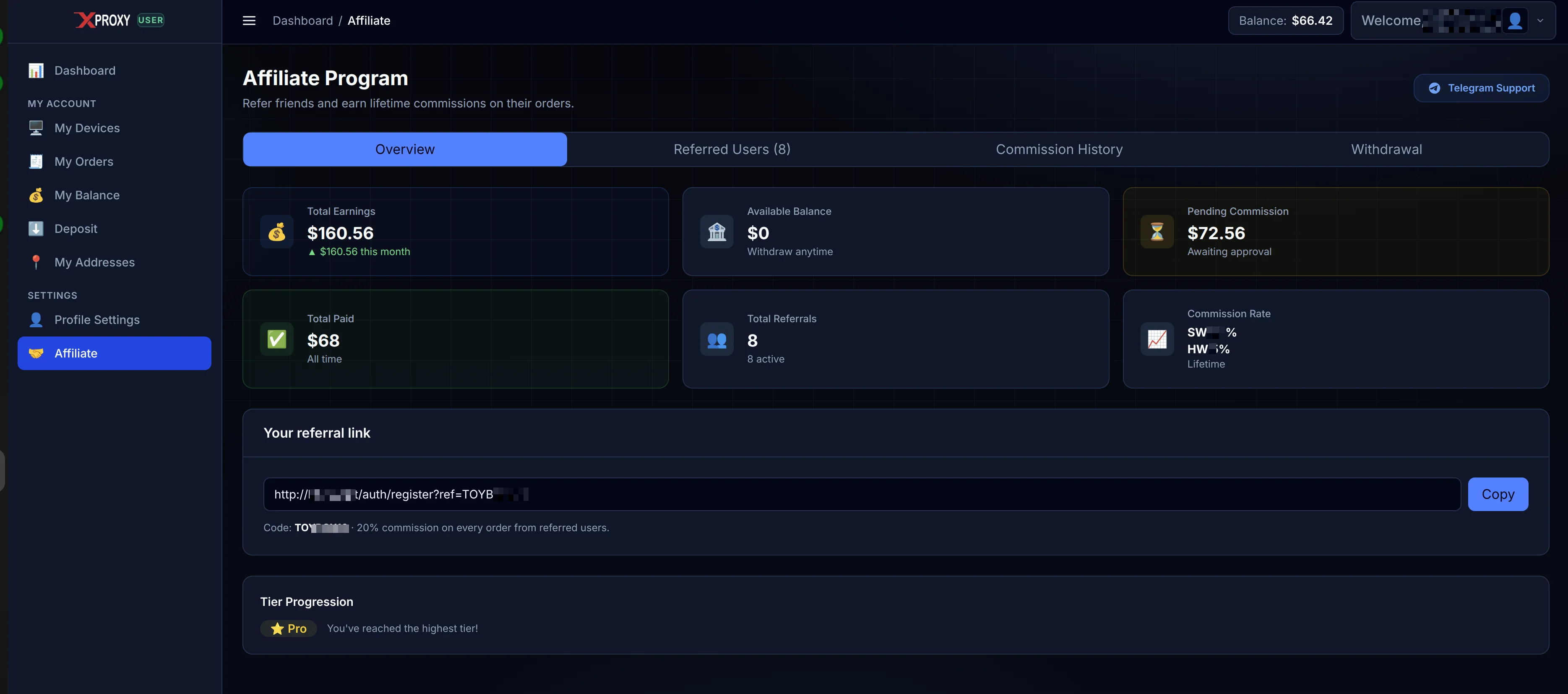 4. Track Total Referrals & Growth Metrics
